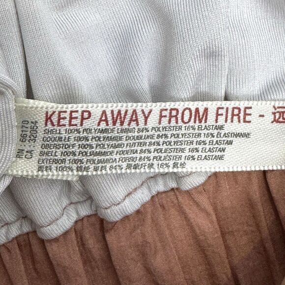 Free People The Way Home Nylon Shorts Small Pink High Rise 2" Inseam Brief Lined - Picture 10 of 11